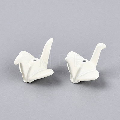Rack Plating Spray Painted Alloy Beads PALLOY-T091-31A-1