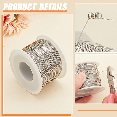 304 Stainless Steel Wire TWIR-WH0002-05-0.5mm-1