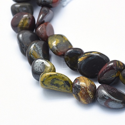 Natural Tiger Eye Beads Strands G-G765-37-1