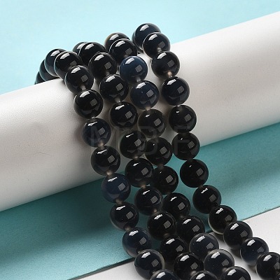 Natural Runny Agate Beads Strands G-K356-A02-02-1