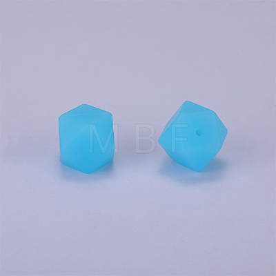 Hexagonal Silicone Beads SI-JX0020A-21-1