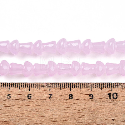 Baking Paint Glass Beads Strands DGLA-N007-01E-1