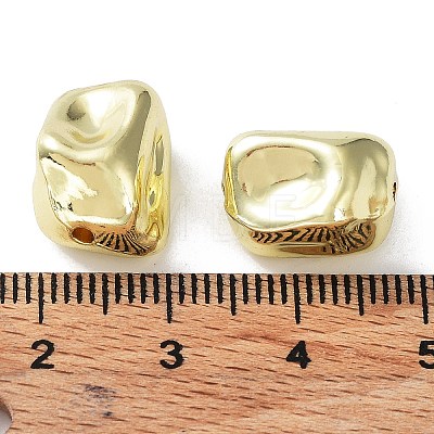 Rack Plating Alloy Beads PALLOY-Q458-19G-1