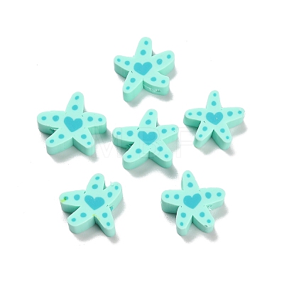 Handmade Polymer Clay Beads CLAY-I013-03-1
