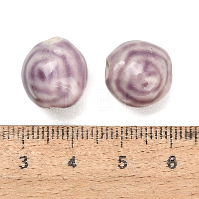 Vintage Style Glazed Ceramic Porcelain Beads PR-G019-01-1