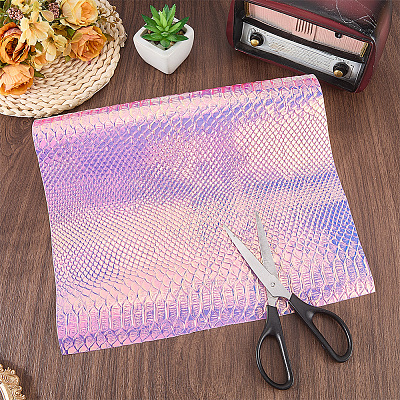 1Pc Laser PU Leather Fabric DIY-CL00001-85C-1