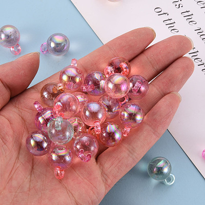 Transparent Acrylic Beads TACR-S154-42C-1