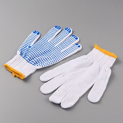 Non-Slip Cotton Gloves AJEW-WH0043-41-1