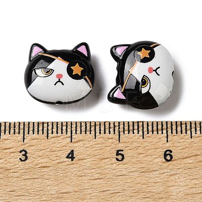 Baking Paint Alloy Beads FIND-H059-02A-1