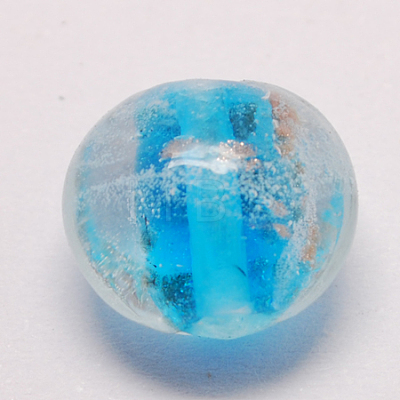 Handmade Gold Sand Lampwork Beads LAMP-S035-12mm-M-1