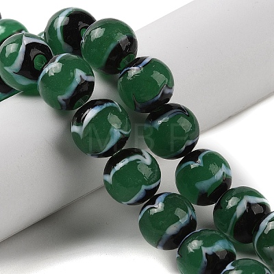 Handmade Lampwork Beads Strands LAMP-P062-02H-1