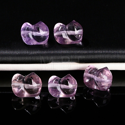 Natural Amethyst Cat Shape Beads PW-WG2A65D-01-1