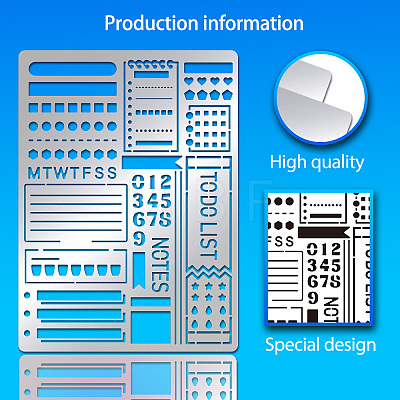 Custom Stainless Steel Metal Cutting Dies Stencils DIY-WH0289-138-1