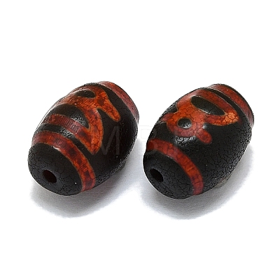 Tibetan Style dZi Beads G-Q166-01A-1