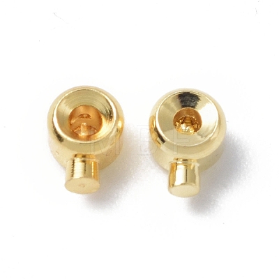 Brass Crimp Beads KK-P223-35G-1