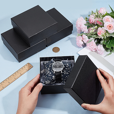 Paper Cardboard Wallet Storage Boxes CON-WH0107-66B-1