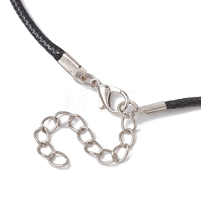 Flower Glass Seed Beads & Acrylic Pendant Necklaces NJEW-MZ00044-03-1
