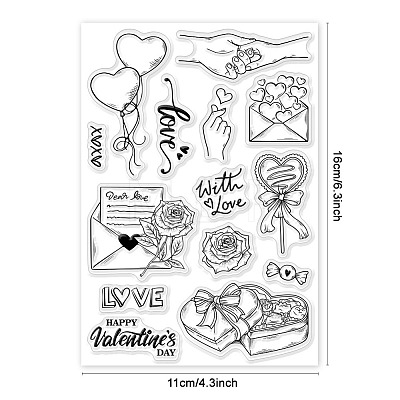 Custom PVC Plastic Clear Stamps DIY-WH0448-0391-1