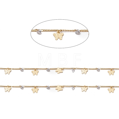 Handmade Brass Curb Chains CHC-I036-64G-1