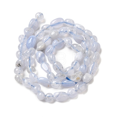 Natural Blue Lace Agate Beads Strands G-L608-A02-01A-1