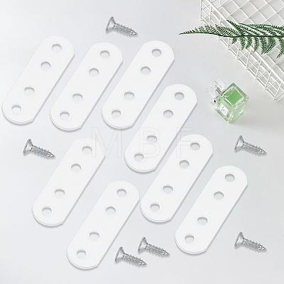 20Pcs Oval Iron Angle Code FIND-GF0009-46B-1