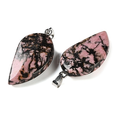 Natural Rhodonite Pendants GG-CBACB71-05P-06-1