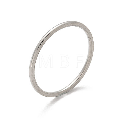 304 Stainless Steel Plain Band Rings STAS-I160-F03-P-1