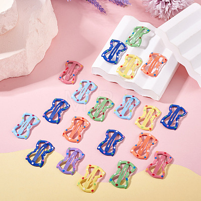 Iron Enamel Snap Hair Clips PHAR-TADJ0001-06E-1