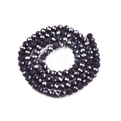 Electroplate Glass Beads Strands LS-EGLA-A044-P4mm-A11-1