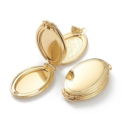 Brass Locket Pendants LS-KK-P199-10G-1