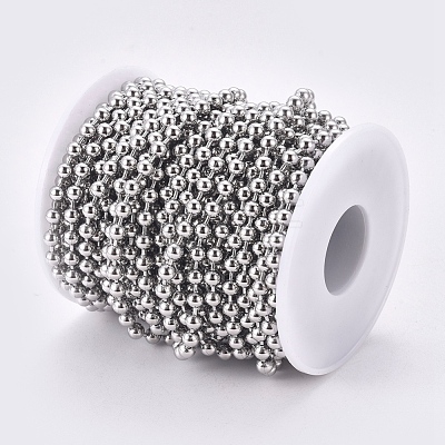 304 Stainless Steel Ball Chains CHS-F009-01E-P-1
