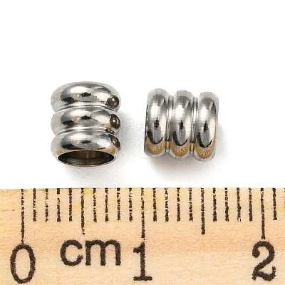 Non-Tarnish 201 Stainless Steel Bead STAS-H180-06P-1