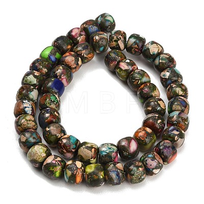 Dyed Synthetic Imperial Jasper Beads Strands GG-CBAA20A-03C-1