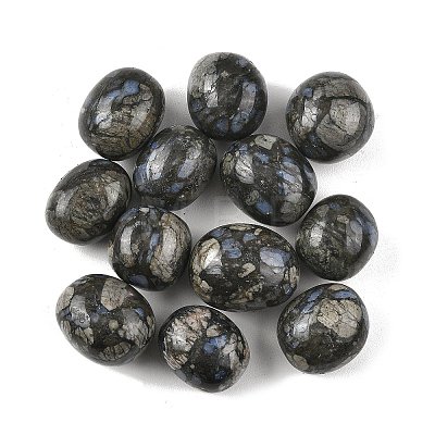 Natural Glaucophane Beads G-G348-01B-43-1