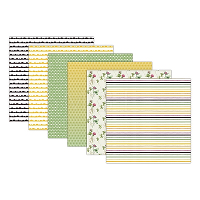 24Pcs 12 Styles Scrapbook Paper Pads PW-WG54B60-01-1