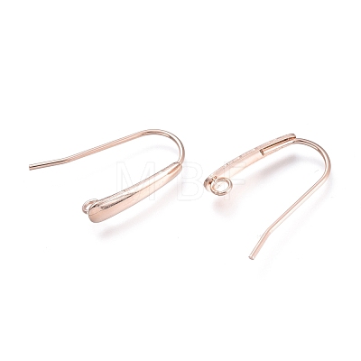 304 Stainless Steel Earring Hooks X-STAS-K211-02RG-1