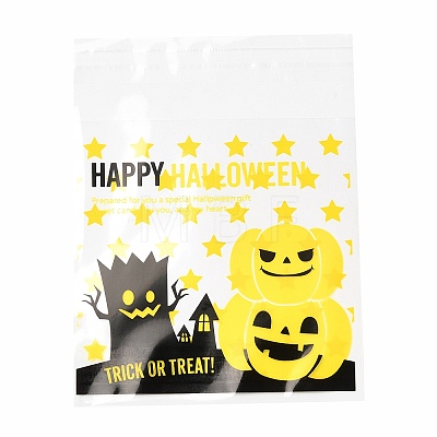 Halloween Theme Plastic Bakeware Bag OPP-Q004-01G-1