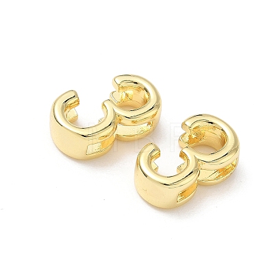 Brass Slide Charms KK-L253-15G-03-1