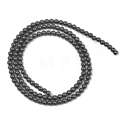 Natural Black Stone Beads Strands LS-GG-CBA0389-A07-3mm-1