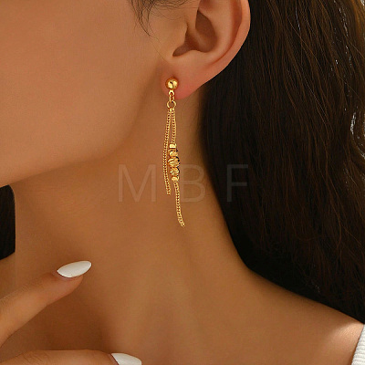 Brass Dangle Stud Earrings for Women KA1939-1-1