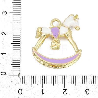 Alloy Enamel Pendants ENAM-S026-01E-G-1