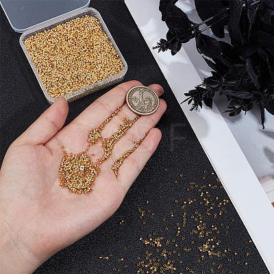 6000Pcs Brass Crimp Beads KK-PA0001-14G-1