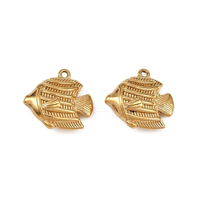 304 Stainless Steel Pendants STAS-A132-06H-G-1