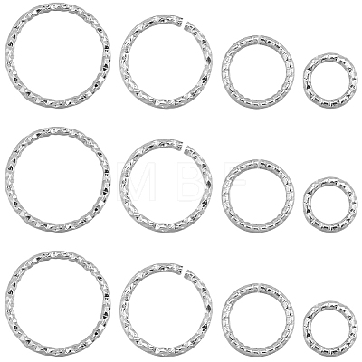 4 Styles Brass Open Rings KK-SC0005-49P-1
