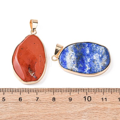 Natural Mixed Gemstone Pendants G-H331-03G-1