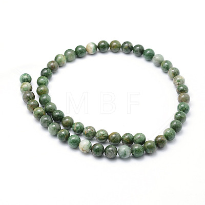 Natural African Jade Beads Strands G-P326-12-6mm-1