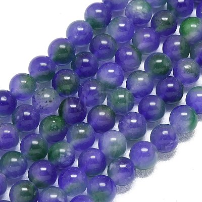 Natural Malaysia Jade Beads Strands G-B165-C02-8mm-1