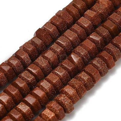 Synthetic Goldstone Beads Strands G-G317-A06-3x6mm-1