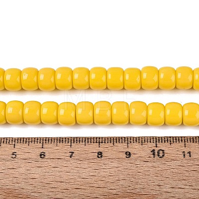 Opaque Glass Beads Strands GLAA-NH0002-B10-1