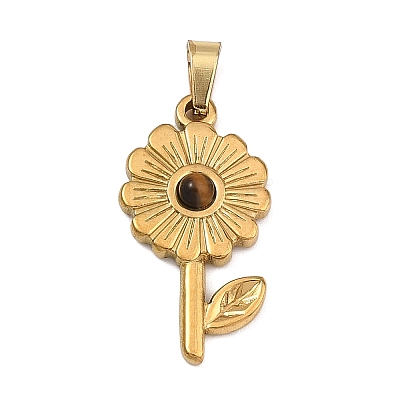 Natural Tiger Eye Pendants GG-CBA97F4-01G-10-1